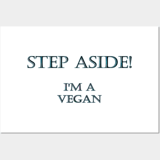 Funny One-Liner “Vegan” Joke Posters and Art